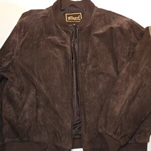 Suede Bomber Jacket